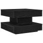 Preview: Couchtisch 360-Grad Drehbar Schwarz 50x50x34,5 cm