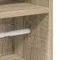 Preview: Badezimmerschrank mit Rollenhalter Sonoma-Eiche 20,5x22x90 cm