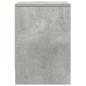 Preview: Nachttische 2 Stk. mit Schublade Betongrau 39x28x41 cm