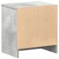 Preview: Nachttische 2 Stk. mit Schublade Betongrau 39x28x41 cm