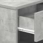 Preview: Nachttische 2 Stk. mit Schublade Betongrau 39x28x41 cm