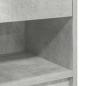 Preview: Nachttische 2 Stk. mit Schublade Betongrau 39x28x41 cm