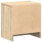 Preview: Nachttische 2 Stk. mit Schublade Sonoma-Eiche 39x28x41 cm