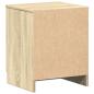 Preview: Nachttisch mit 2 Schubladen Sonoma-Eiche 40x36x50 cm
