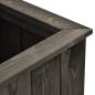 Preview: Hochbeet Dunkelgrau 74x32x30 cm Kiefer Massivholz