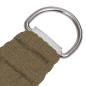 Preview: ARDEBO.de - Sonnensegel 160 g/m² Taupe 3,6x3,6x3,6 m HDPE