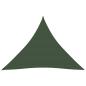 Preview: ARDEBO.de - Sonnensegel 160 g/m² Dunkelgrün 3x3x3 m HDPE