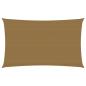 Preview: Sonnensegel 160 g/m² Taupe 5x8 m HDPE