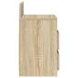 Preview: Nachttische 2 Stk. mit 2 Schubladen Sonoma-Eiche 40x33x60 cm
