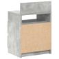 Preview: Nachttische 2 Stk. mit 2 Schubladen Betongrau 40x33x60 cm