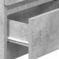 Preview: Nachttische 2 Stk. mit 2 Schubladen Betongrau 40x33x60 cm