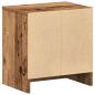 Preview: Nachttische 2 Stk. mit Schublade Altholz-Optik 39x28x41 cm