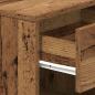 Preview: Nachttische 2 Stk. mit Schublade Altholz-Optik 39x28x41 cm