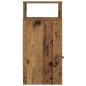 Preview: Nachttisch mit Schublade Altholz-Optik 25x31x66 cm