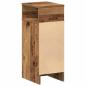 Preview: Nachttisch mit Schublade Altholz-Optik 25x31x66 cm