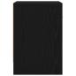 Preview: Nachttisch mit Schublade Schwarz 39x28x41 cm