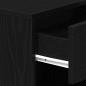 Preview: Nachttisch mit Schublade Schwarz 39x28x41 cm