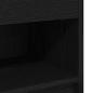 Preview: Nachttisch mit Schublade Schwarz 39x28x41 cm