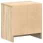 Preview: Nachttisch mit Schublade Sonoma-Eiche 39x28x41 cm