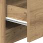 Preview: Nachttisch mit 2 Schubladen Artisan-Eiche 40x36x50 cm