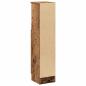 Preview: Badezimmerschrank mit Rollenhalter Altholz-Optik 20,5x22x90 cm