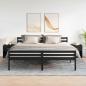 Preview: Nachttische 2 Stk. mit Schublade Schwarz 40x34x50 cm