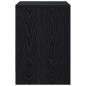 Preview: Nachttische 2 Stk. mit Schublade Schwarz 40x34x50 cm