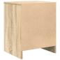 Preview: Nachttische 2 Stk. mit Schublade Sonoma-Eiche 40x34x50 cm