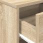 Preview: Nachttische 2 Stk. mit Schublade Sonoma-Eiche 40x34x50 cm