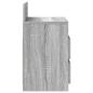 Preview: Nachttische 2 Stk. mit 2 Schubladen Grau Sonoma 40x33x60 cm