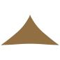 Preview: ARDEBO.de - Sonnensegel 160 g/m² Taupe 3x3x4,2 m HDPE