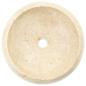 Preview: Waschbecken 40x12 cm Marmor Creme