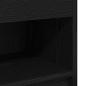 Preview: Nachttische 2 Stk. mit Schublade Schwarz 39x28x41 cm
