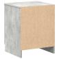 Preview: Nachttische 2 Stk. mit 2 Schubladen Betongrau 40x36x50 cm