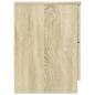 Preview: Nachttische 2 Stk. mit 2 Schubladen Sonoma-Eiche 40x36x50 cm