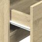 Preview: Nachttische 2 Stk. mit 2 Schubladen Sonoma-Eiche 40x36x50 cm