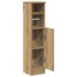 Preview: Badezimmerschrank mit Rollenhalter Artisan-Eiche 20,5x22x90 cm
