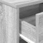 Preview: Nachttische 2 Stk. mit Schublade Grau Sonoma 40x34x50 cm