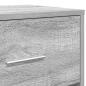 Preview: Nachttische 2 Stk. mit Schublade Grau Sonoma 40x34x50 cm