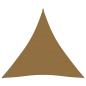 Preview: Sonnensegel 160 g/m² Taupe 3x3x3 m HDPE