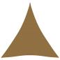 Preview: ARDEBO.de - Sonnensegel 160 g/m² Taupe 3x4x4 m HDPE