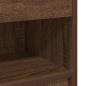 Preview: Nachttische 2 Stk. mit Schublade Eichen-Optik 39x28x41 cm