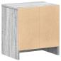Preview: Nachttische 2 Stk. mit Schublade Grau Sonoma 39x28x41 cm