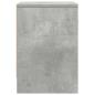 Preview: Nachttisch mit Schublade Betongrau 39x28x41 cm