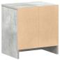 Preview: Nachttisch mit Schublade Betongrau 39x28x41 cm