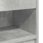 Preview: Nachttisch mit Schublade Betongrau 39x28x41 cm