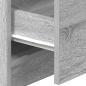 Preview: Nachttisch mit 2 Schubladen Grau Sonoma 40x36x50 cm