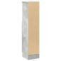 Preview: Badezimmerschrank mit Rollenhalter Betongrau 20,5x22x90 cm