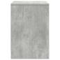 Preview: Nachttische 2 Stk. mit Schublade Betongrau 40x34x50 cm