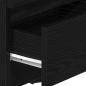 Preview: Nachttische 2 Stk. mit 2 Schubladen Schwarz 40x33x60 cm